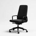 Ergonomiczny fotel biurowy, o nowoczesnej formie, obrotowe siedzisko, kolor: czarny