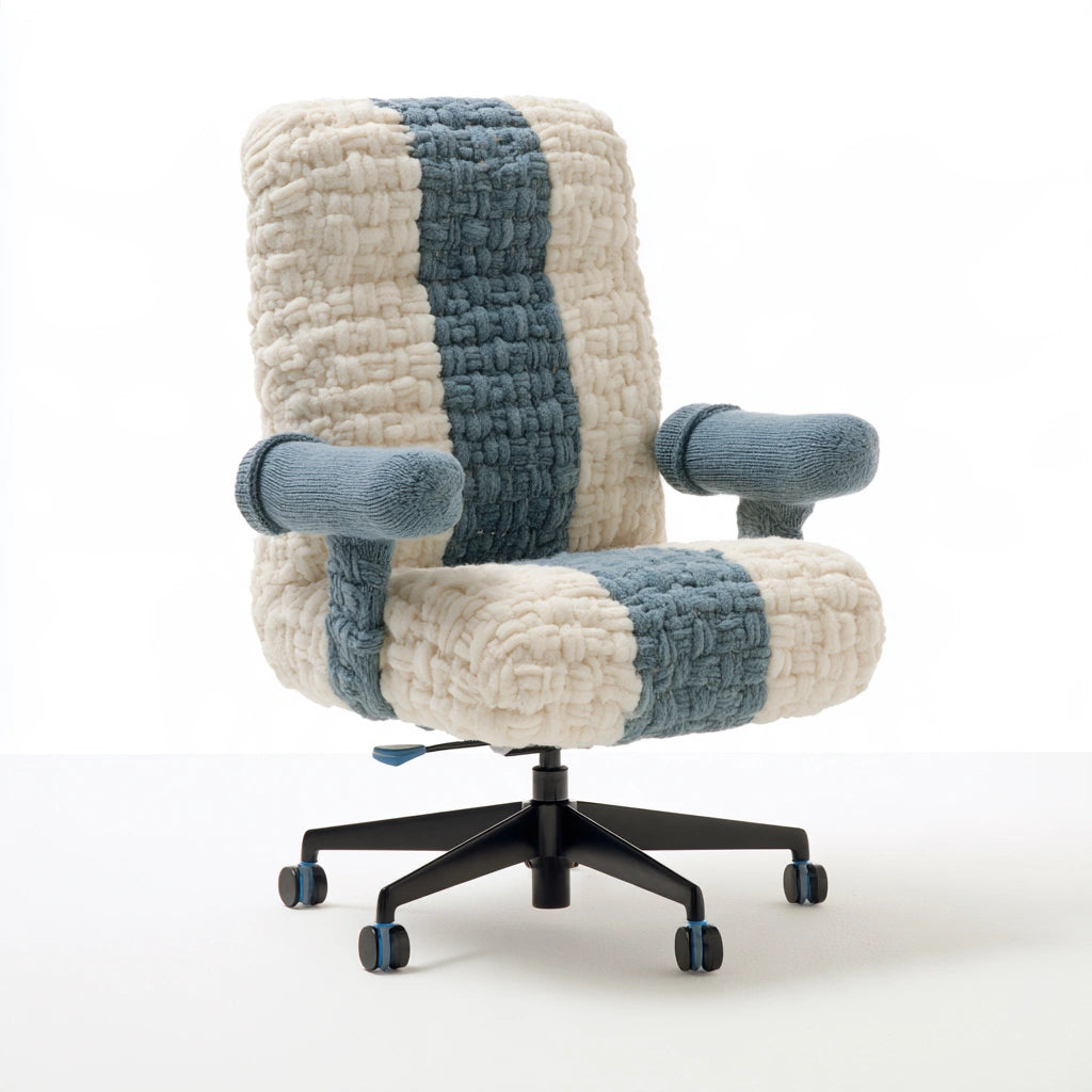 Ergonomiczny fotel biurowy, o nowoczesnej formie, kolor: szary